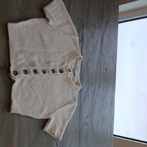 Wilfred Free Cream Knit Sweater